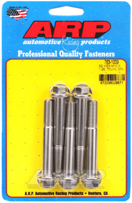 M10 x 1.25 x 70 hex SS bolts