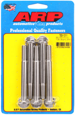 M10 x 1.25 x 90  hex SS bolts