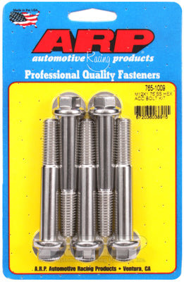 M12 x 1.75 x 80 hex SS bolts