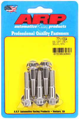 M8 x 1.25 x 35 12pt SS bolts