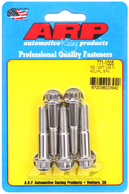 M8 x 1.25 x 40 12pt SS bolts