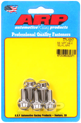 M8 x 1.25 x 16 12pt SS bolts