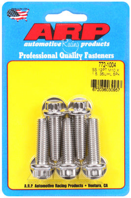 M10 x 1.50 x 35 12pt SS bolts