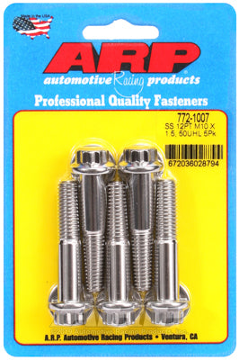 M10 x 1.50 x 50 12pt SS bolts