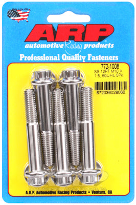 M10 x 1.50 x 60  12pt SS bolts