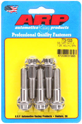 M10 x 1.25 x 40 12pt SS bolts