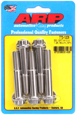 M10 x 1.25 x 60  12pt SS bolts