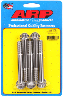 M10 x 1.25 x 80 12pt SS bolts