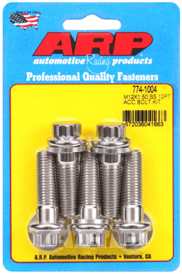 M12 x 1.50 x 40 12pt SS bolts