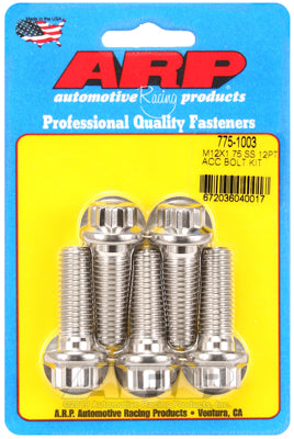 M12 X 1.75 X 35 12pt SS bolts