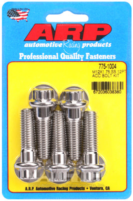 M12 X 1.75 X 40 12pt SS bolts