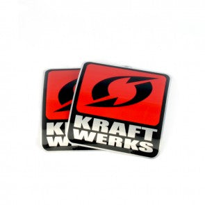 Decal - 2" Silver Block Kraftwerks