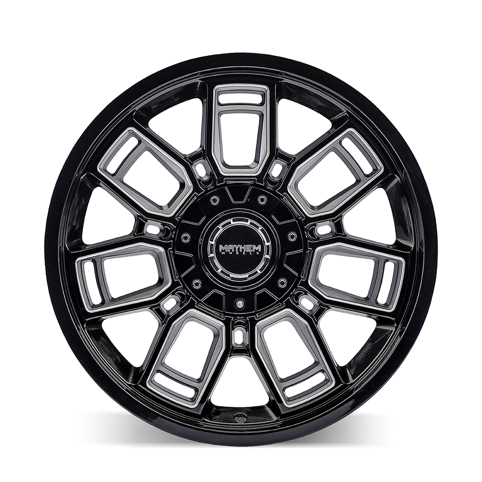 MAYHEM ORDINANCE 8118 GLOSS BLACK MILLED 20X9 5-127/5-139.7 0MM 87.1MM