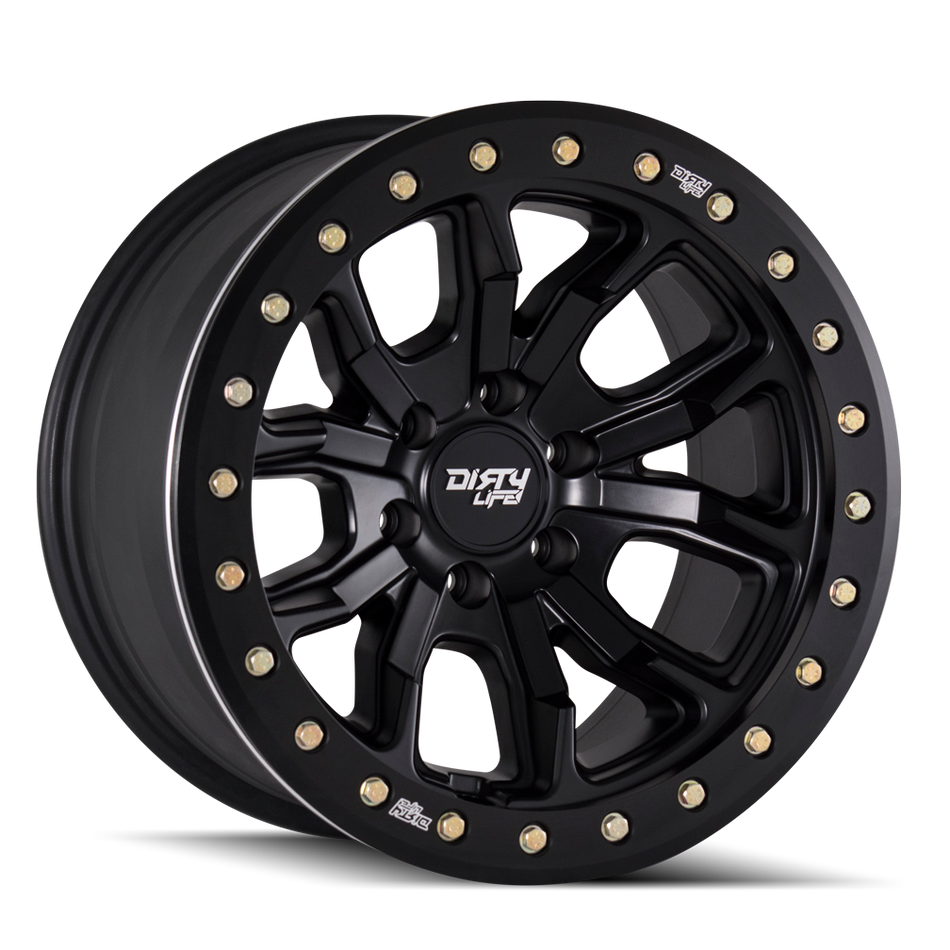 DIRTY LIFE DT-1 9303 SATIN BLACK 17X9 6-120 -12MM 66.9MM