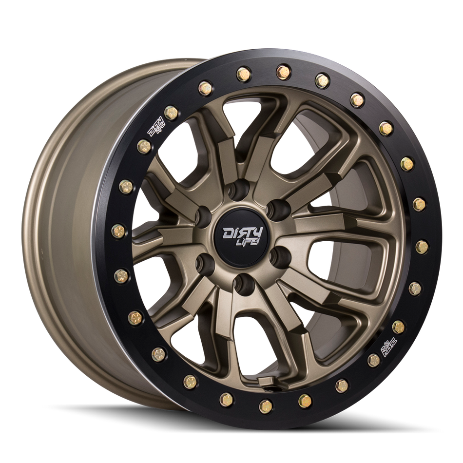 DIRTY LIFE DT-1 9303 SATIN BRONZE 17X9 8-165.1 -12MM 130.8MM