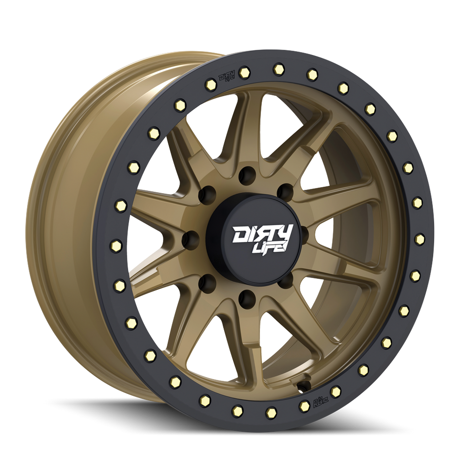 DIRTY LIFE DT-2 9304 SATIN GOLD 17X9 8-165.1 -12MM 130.8MM