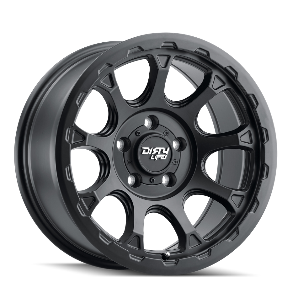 DIRTY LIFE DRIFTER 9307 SATIN BLACK 17X8.5 5-127 -6MM 78.1MM