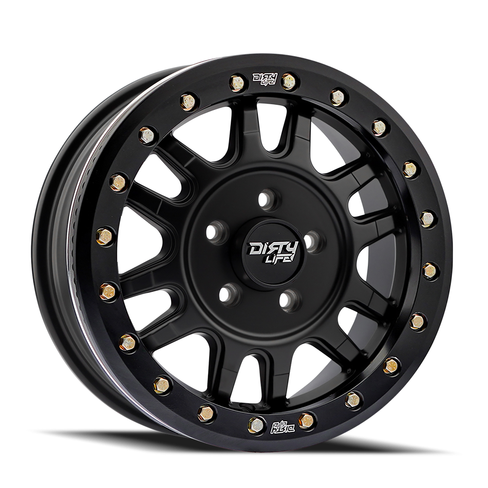 DIRTY LIFE CANYON PRO SXS 9309R MATTE BLACK 15X7 4-137 13MM 106.25MM