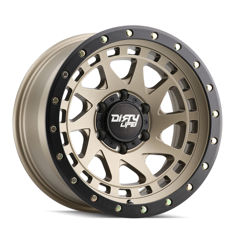 DIRTY LIFE ENIGMA PRO 9311 SATIN GOLD 17X9 5-127 -38MM 71.5MM