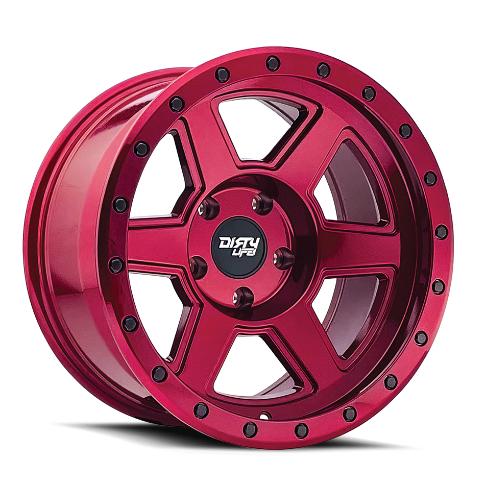 DIRTY LIFE COMPOUND 9315 CRIMSON CANDY RED 20X9 6-135 -12MM 87.1MM