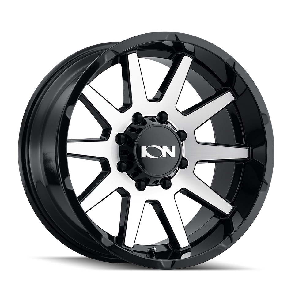 ION 143 GLOSS BLACK MACHINED 20X9 8-165.1 18MM 125.2MM