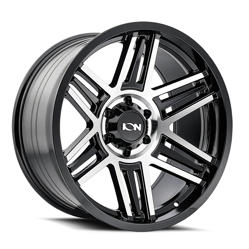 ION 147 GLOSS BLACK MACHINED 20X10 8-165.1 -19MM 125.2MM