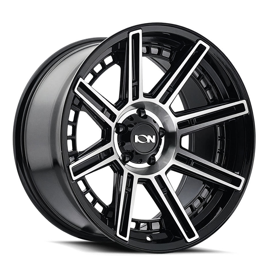 ION 149 GLOSS BLACK MACHINED 20X9 6-139.7 -12MM 106.1MM