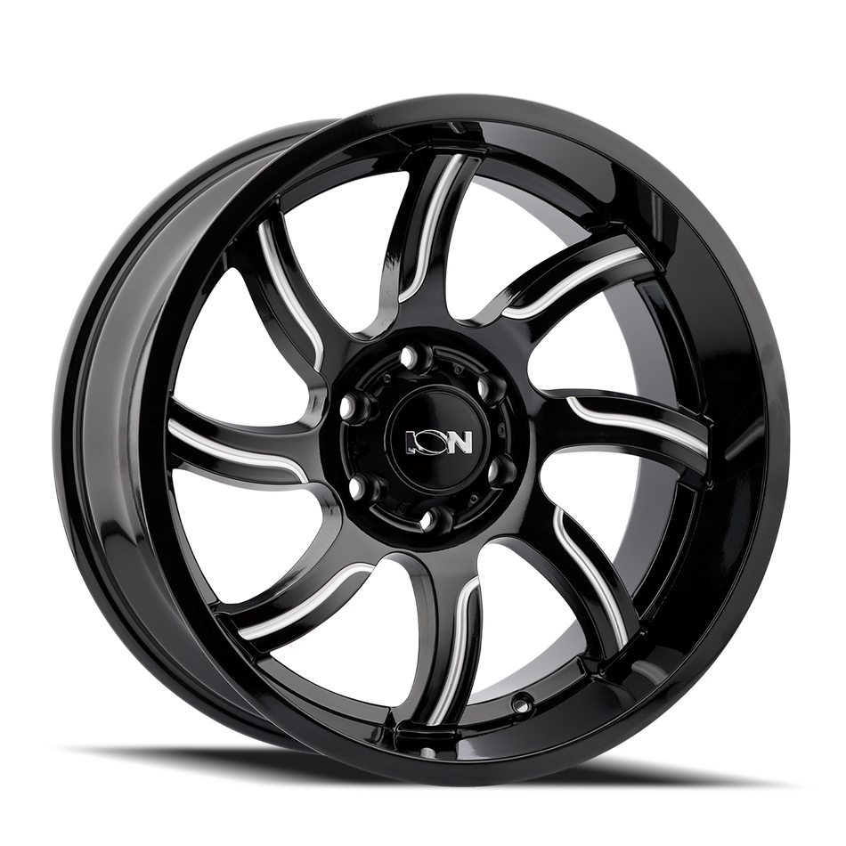 ION 151 GLOSS BLACK MILLED 20X10 6-139.7 -19MM 106MM