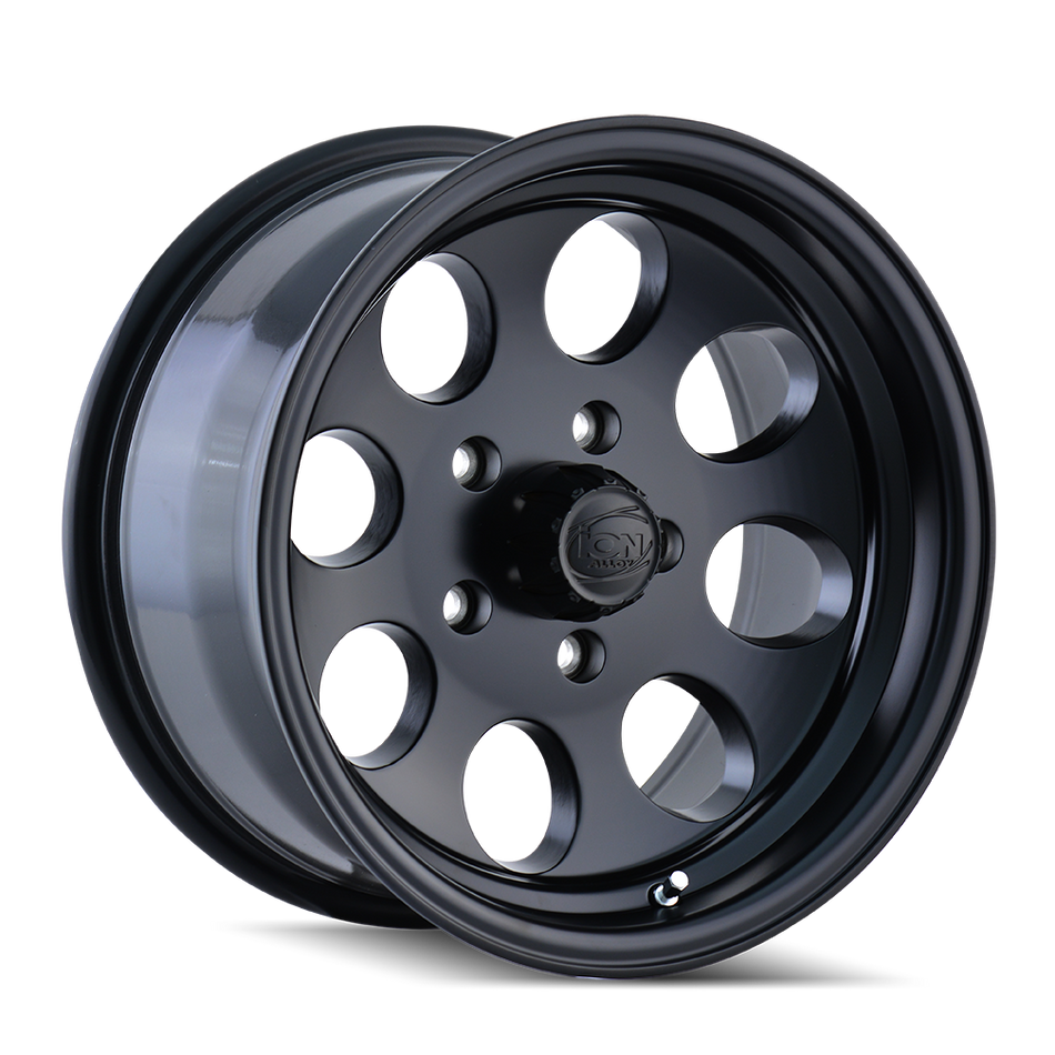 ION 171 MATTE BLACK 16X8 8-165.1 -5MM 130.8MM