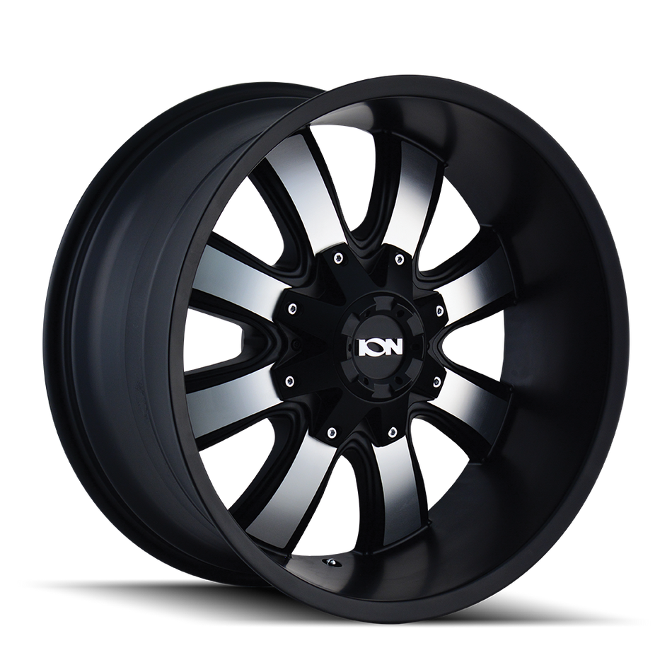 ION 189 SATIN BLACK MACHINED 20X9 8-165.1/8-170 18MM 130.8MM