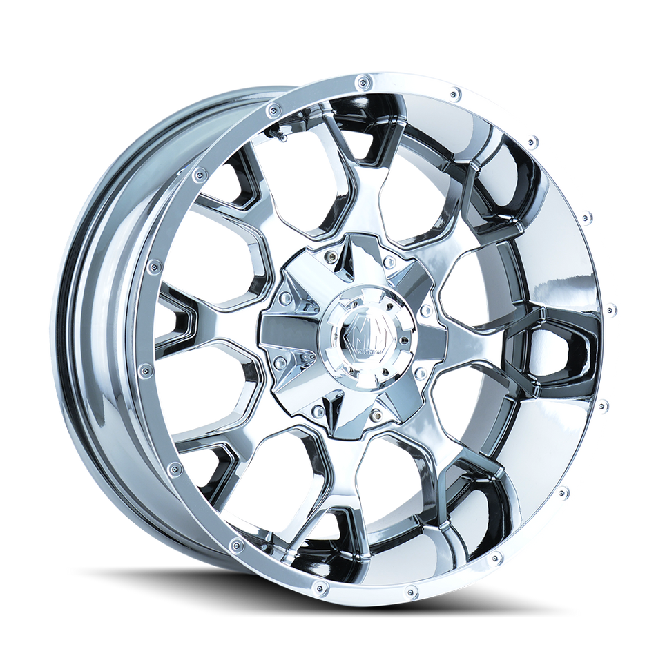 MAYHEM WARRIOR 8015 CHROME 20X9 6-135/6-139.7 0MM 106MM
