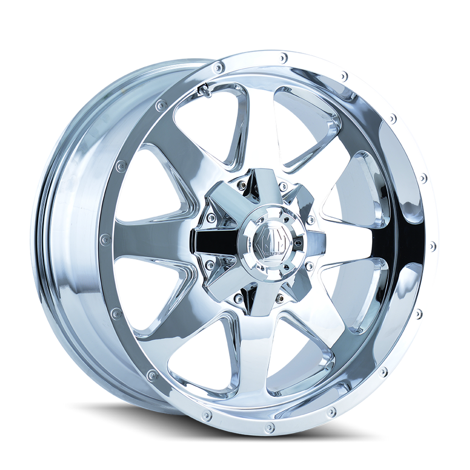 MAYHEM TANK 8040 CHROME 18X9 8-165.1/8-170 -12MM 130.8MM