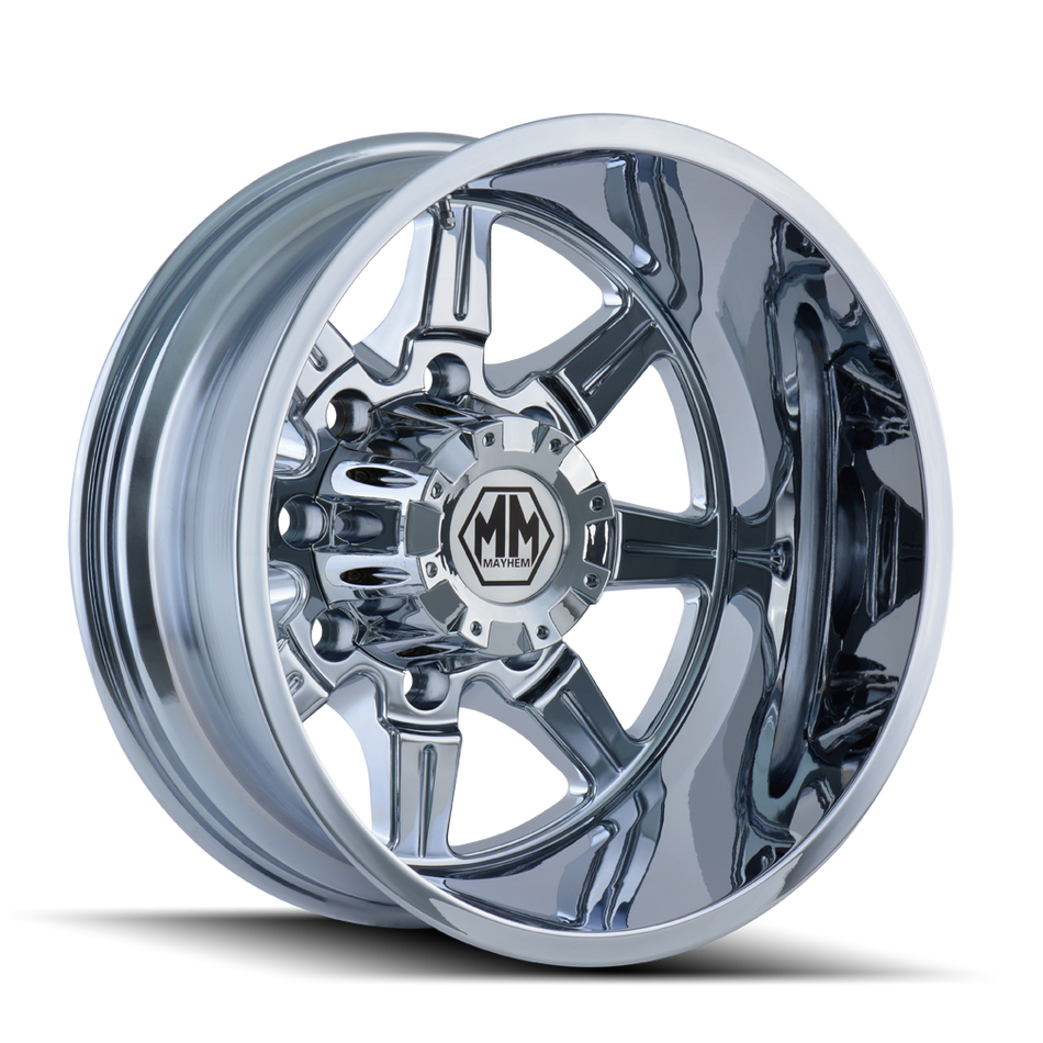 MAYHEM MONSTIR 8101 REAR CHROME 17X6.5 8-165.1 -140MM 130.18MM