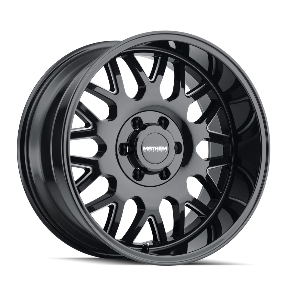 MAYHEM TRIPWIRE 8110 GLOSS BLACK MILLED 20X9 5-139.7/5-150 0MM 110MM