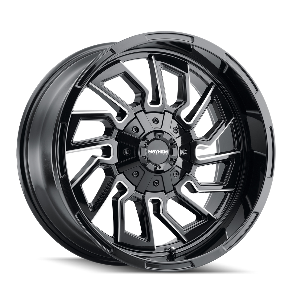 MAYHEM FLYWHEEL 8111 GLOSS BLACK MILLED 20X10 5-127/5-139.7 -19MM 87.1MM