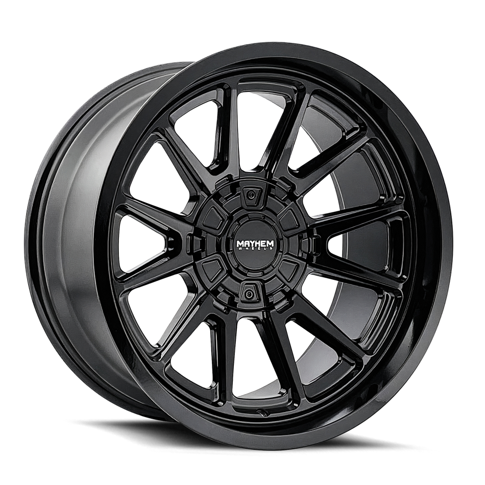 MAYHEM INTREPID 8116 GLOSS BLACK 20X9 8-180 0MM 124.1MM