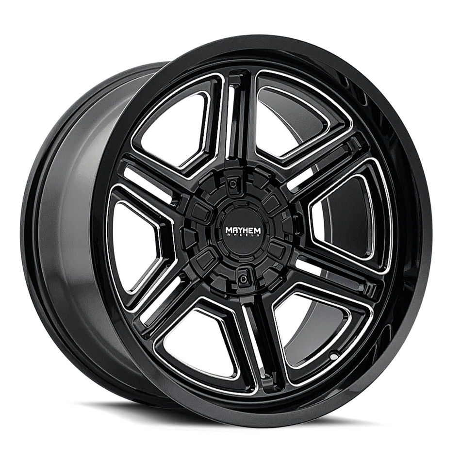 MAYHEM HERMOSA 8117 BLACK MILLED 20X9 8-170 18MM 125.2MM