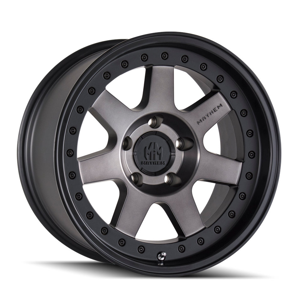 MAYHEM PRODIGY 8300 MATTE BLACK W/DARK TINT 20X9 6-135 0MM 87.1MM