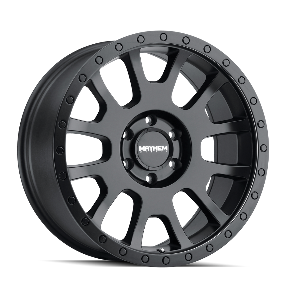 MAYHEM SCOUT 8302 MATTE BLACK 18X9 8-165.1 0MM 130.8MM