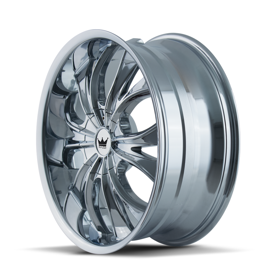 MAZZI HUSTLER 342 CHROME 20X8.5 5-110/5-115 35MM 72.62MM