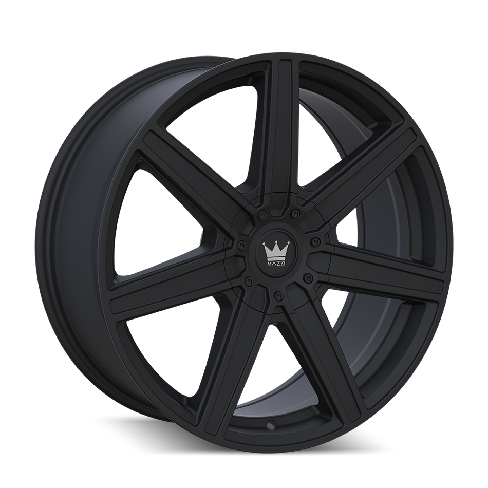MAZZI LAGUNA 376 MATTE BLACK 22X8.5 5-112/5-120 38MM 74.1MM