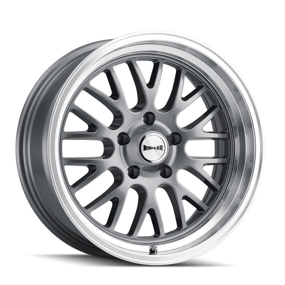RIDLER 607 GLOSS GREY MACHINED 20X10 5-114.3 0MM 83.82MM