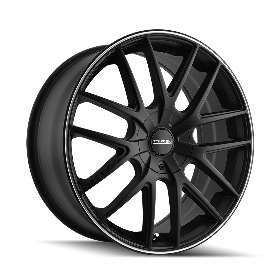 TOUREN TR60 3260 MATTE BLACK MACHINED 20X8.5 5-108/5-114.3 40MM 72.62MM