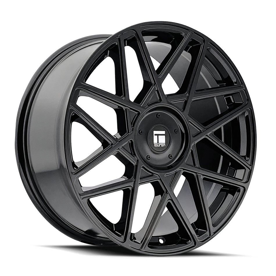 TOUREN TR66 3266 GLOSS BLACK 17X8 5-112/5-120 35MM 74.1MM