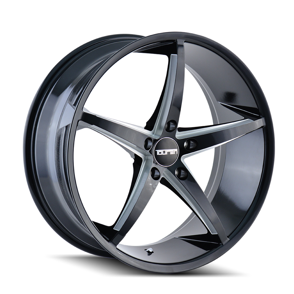 TOUREN TR70 3270 GLOSS BLACK MILLED 18X8 5-120 20MM 74.1MM