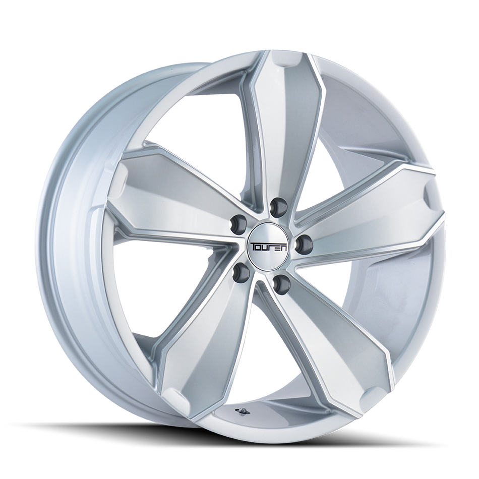 TOUREN TR71 3271 GLOSS SILVER MACHINED FACE 20X8.5 5-120 30MM 74.1MM