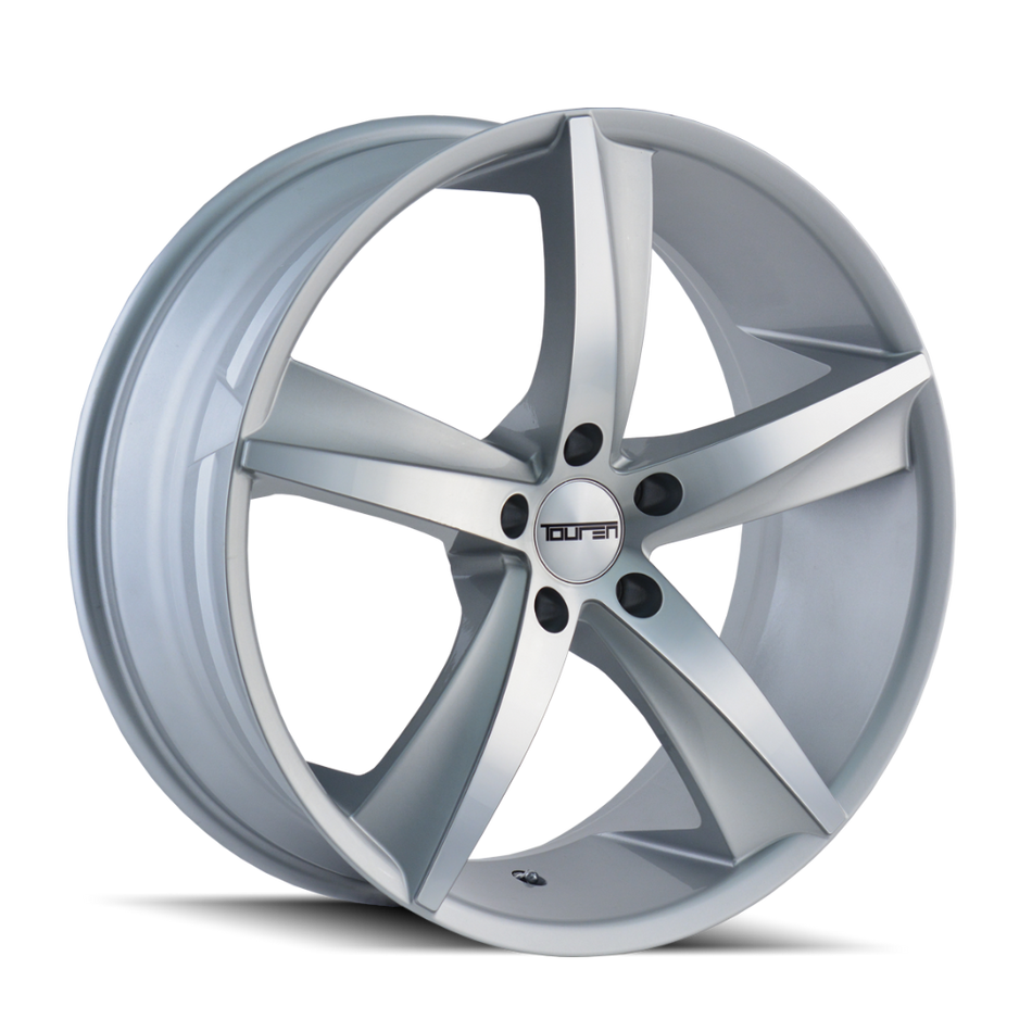 TOUREN TR72 3272 GLOSS SILVER MACHINED FACE 18X8 5-112 35MM 66.56MM