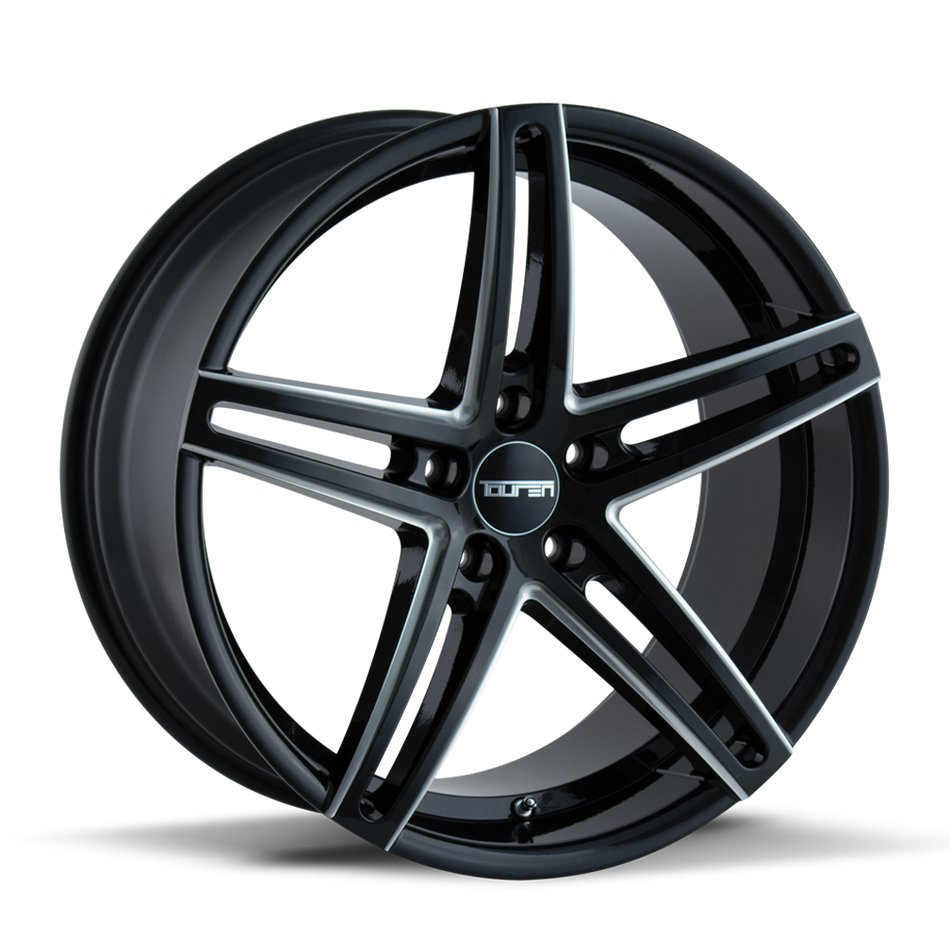 TOUREN TR73 3273 GLOSS BLACK MILLED 20X8.5 5-114.3 35MM 72.62MM