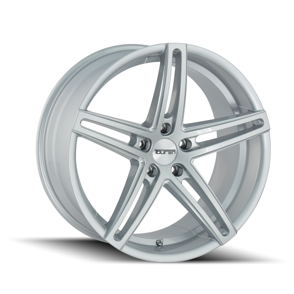 TOUREN TR73 3273 GLOSS SILVER MILLED 20X8.5 5-108 35MM 63.4MM
