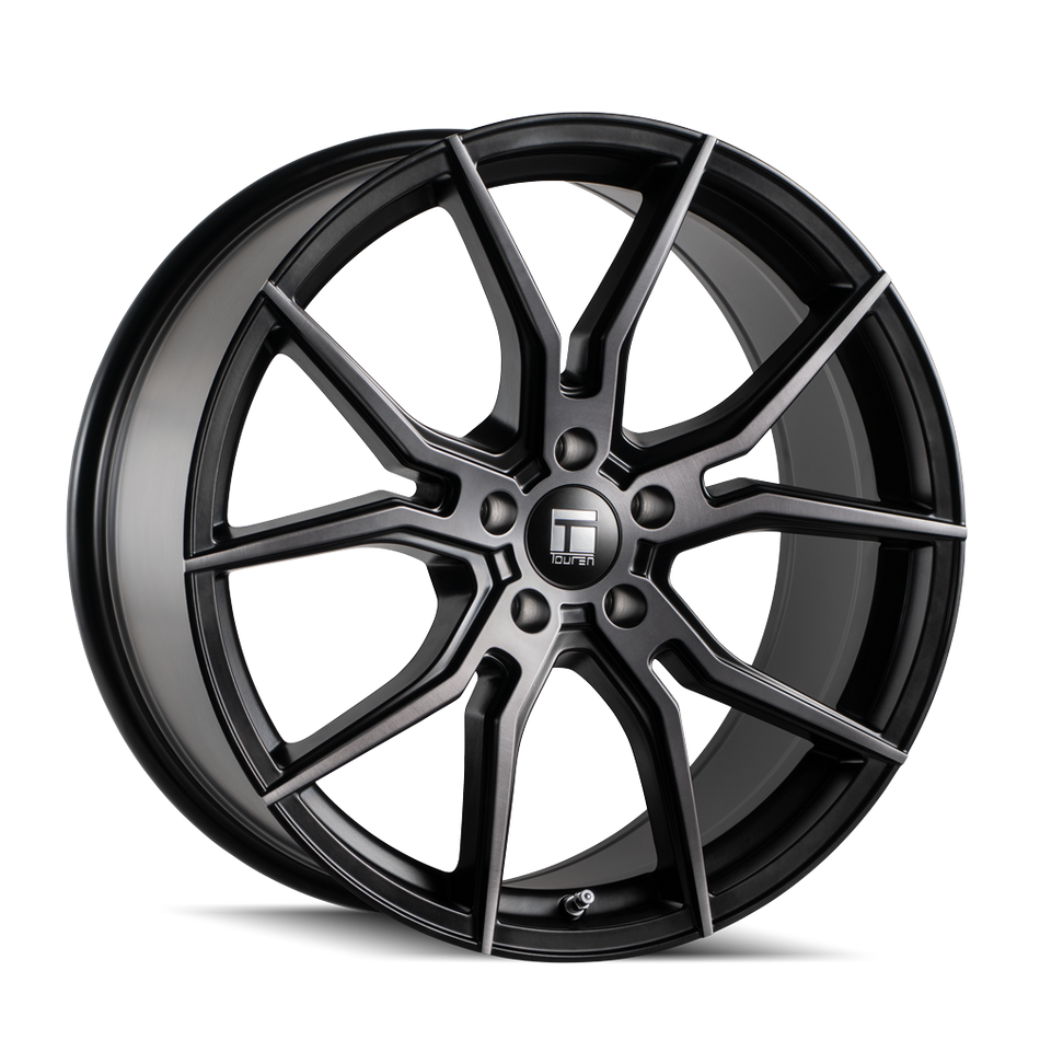 TOUREN TF01 3501 MATTE BLACK BRUSHED WITH DARK 20X9 5-112 35MM 66.56MM